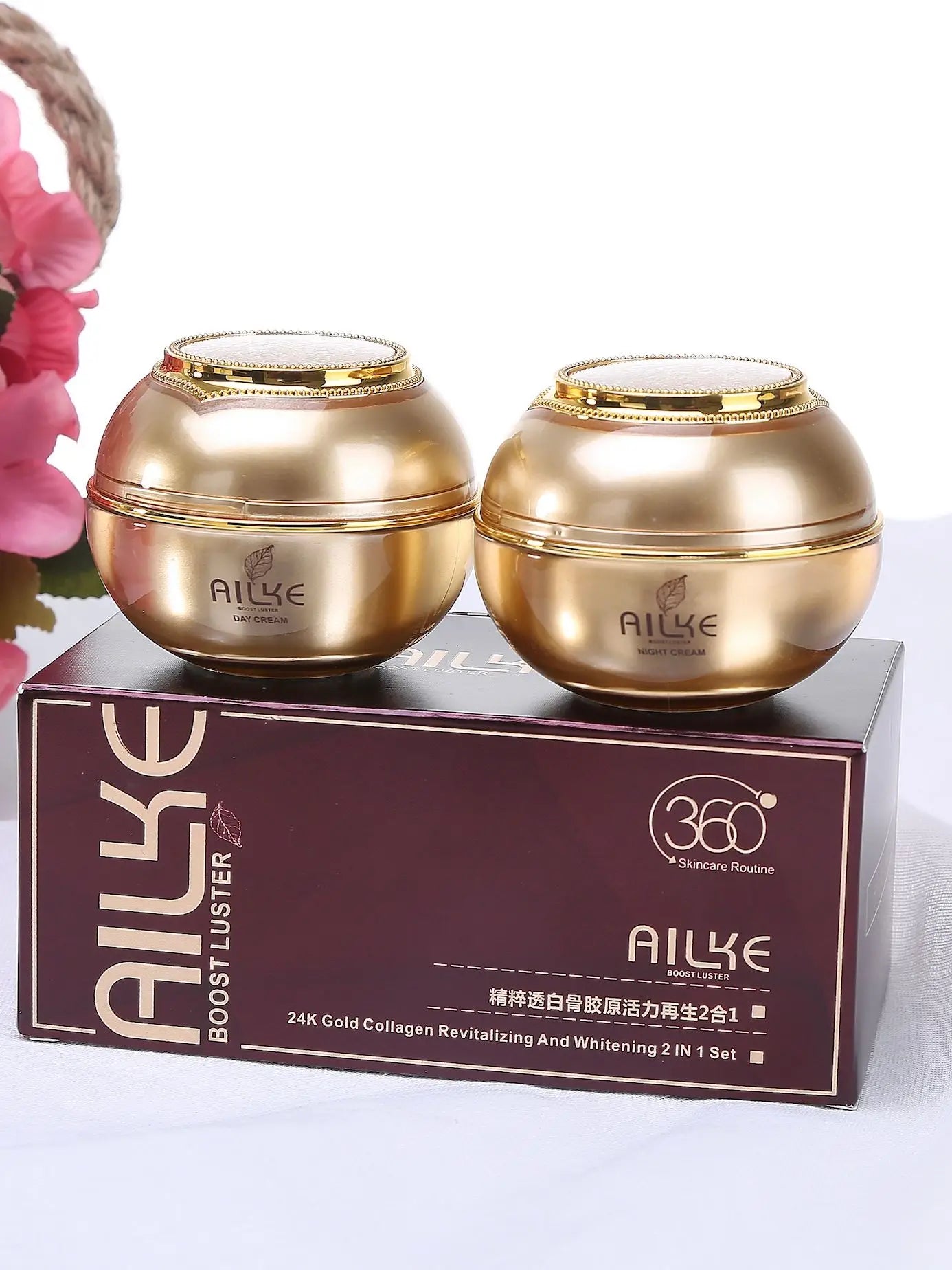 moisturizing whitening sleeping facial skin care set