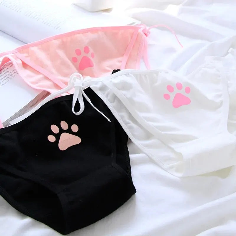 Cotton Lace Claw Design Women's Panties