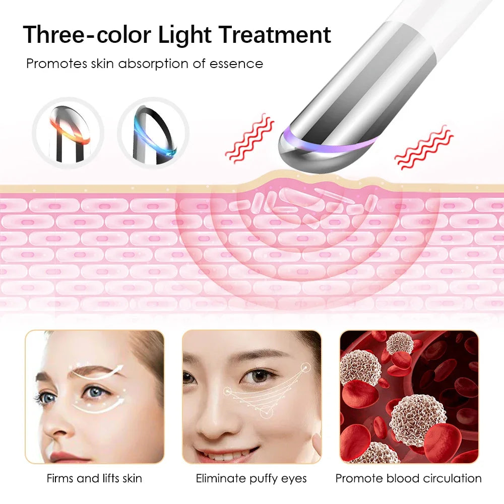 Anti Dark Circle Blue Light Anti Wrinkle Eye Massage Pen