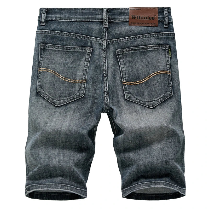 Men's Slim Fit Denim Shorts