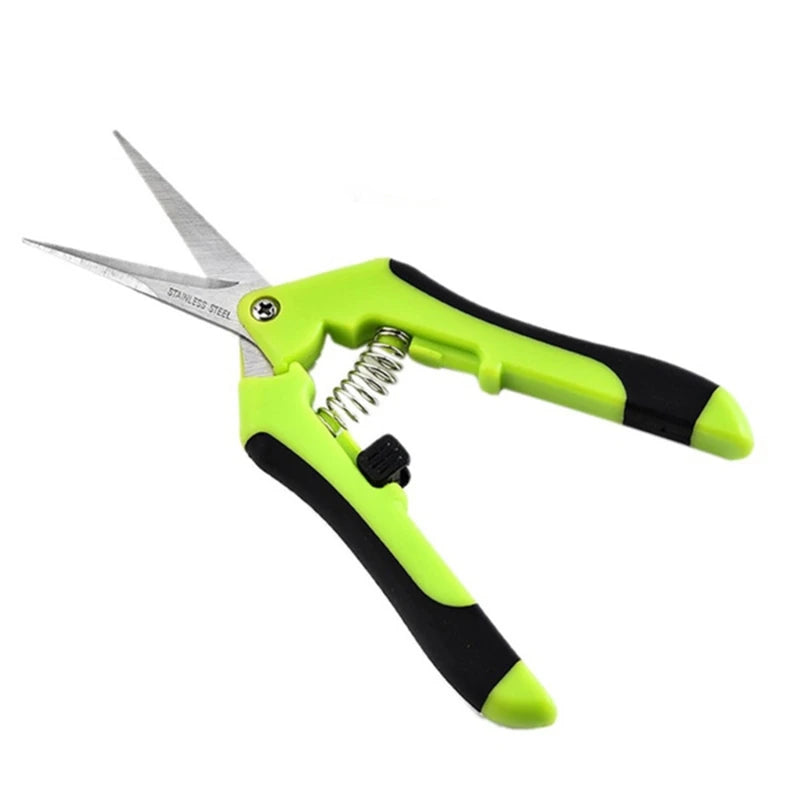 Garden Pruning Shears Stainless Steel Plants Fruit Grape Picking Scissors