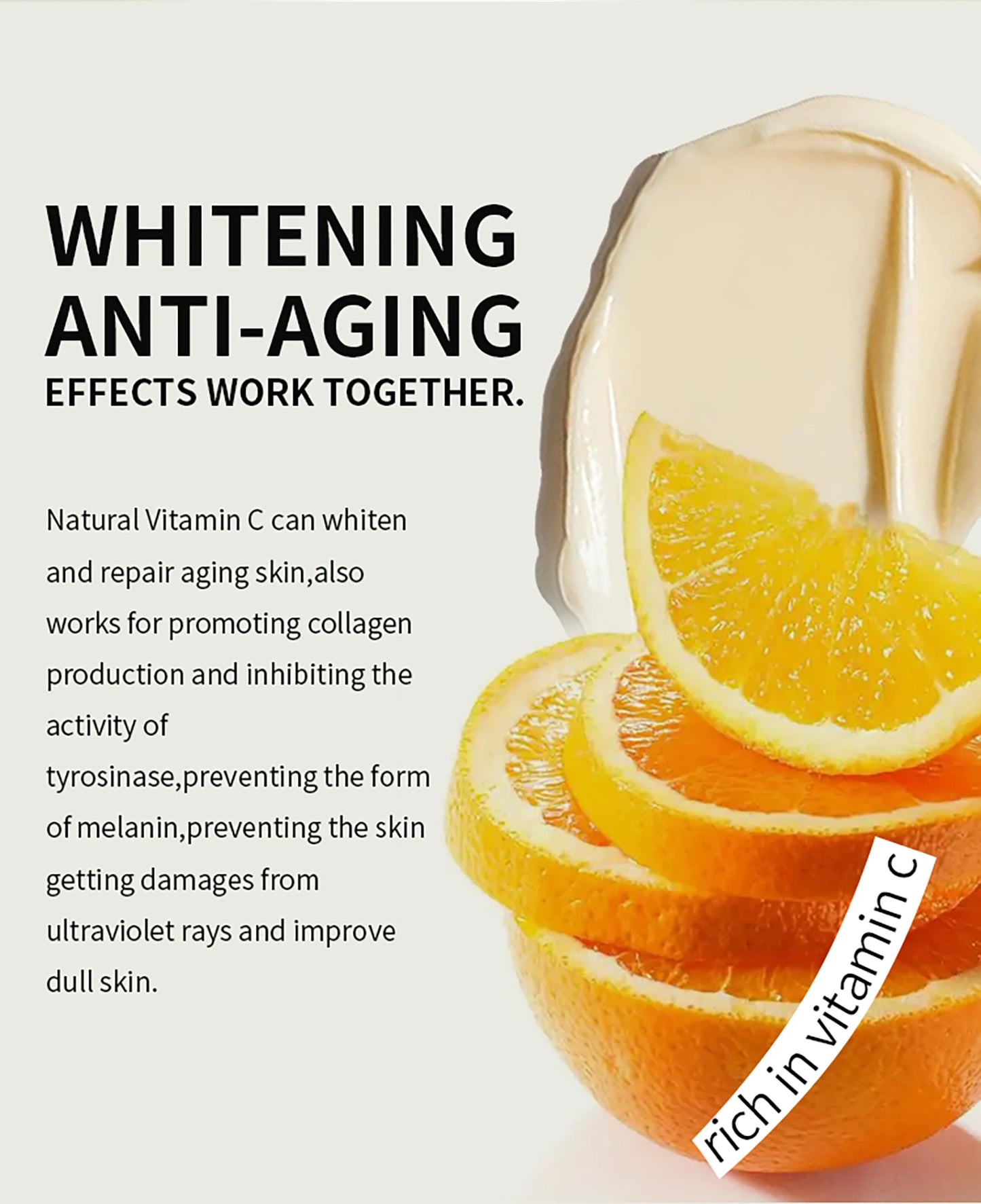 Vitamin C Plus Essence Whitening Anti-Aging Cream