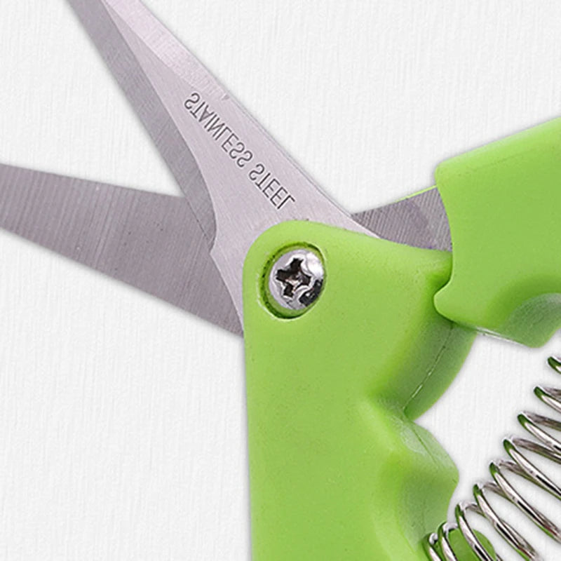 Garden Pruning Shears Stainless Steel Plants Fruit Grape Picking Scissors