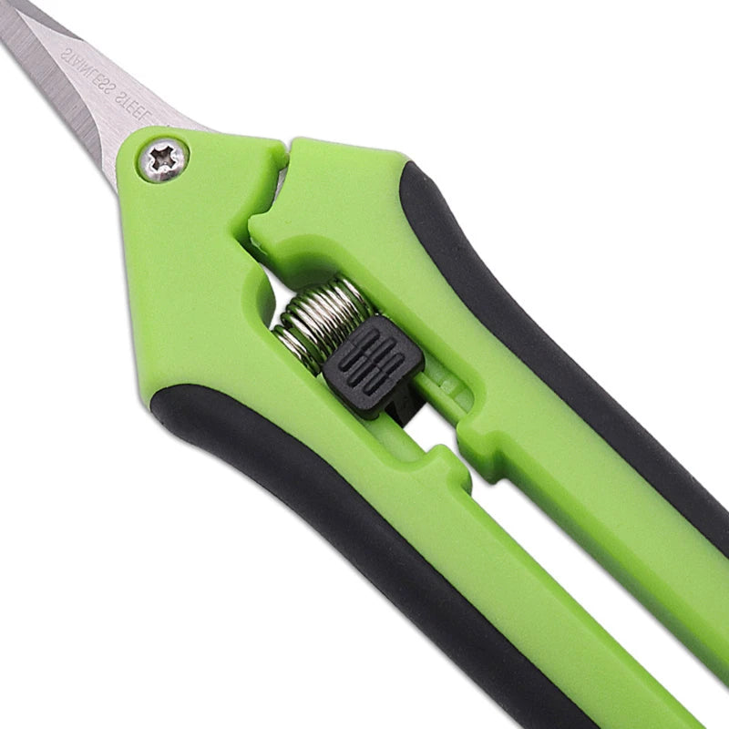 Garden Pruning Shears Stainless Steel Plants Fruit Grape Picking Scissors