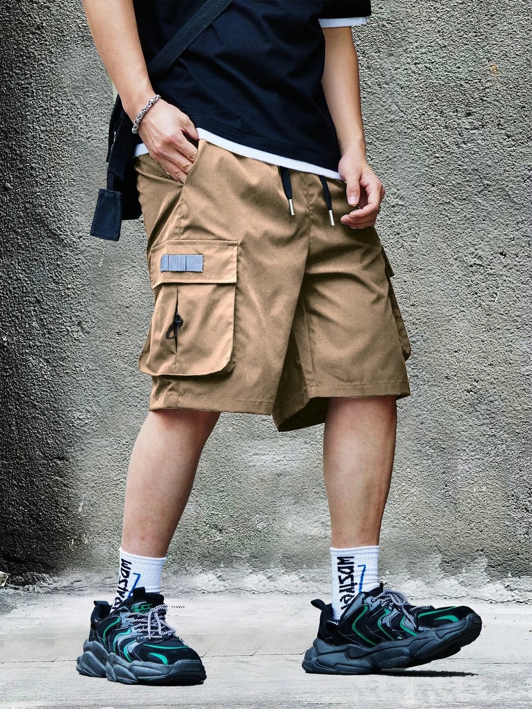 Men's Cargo Shorts with Large Pockets