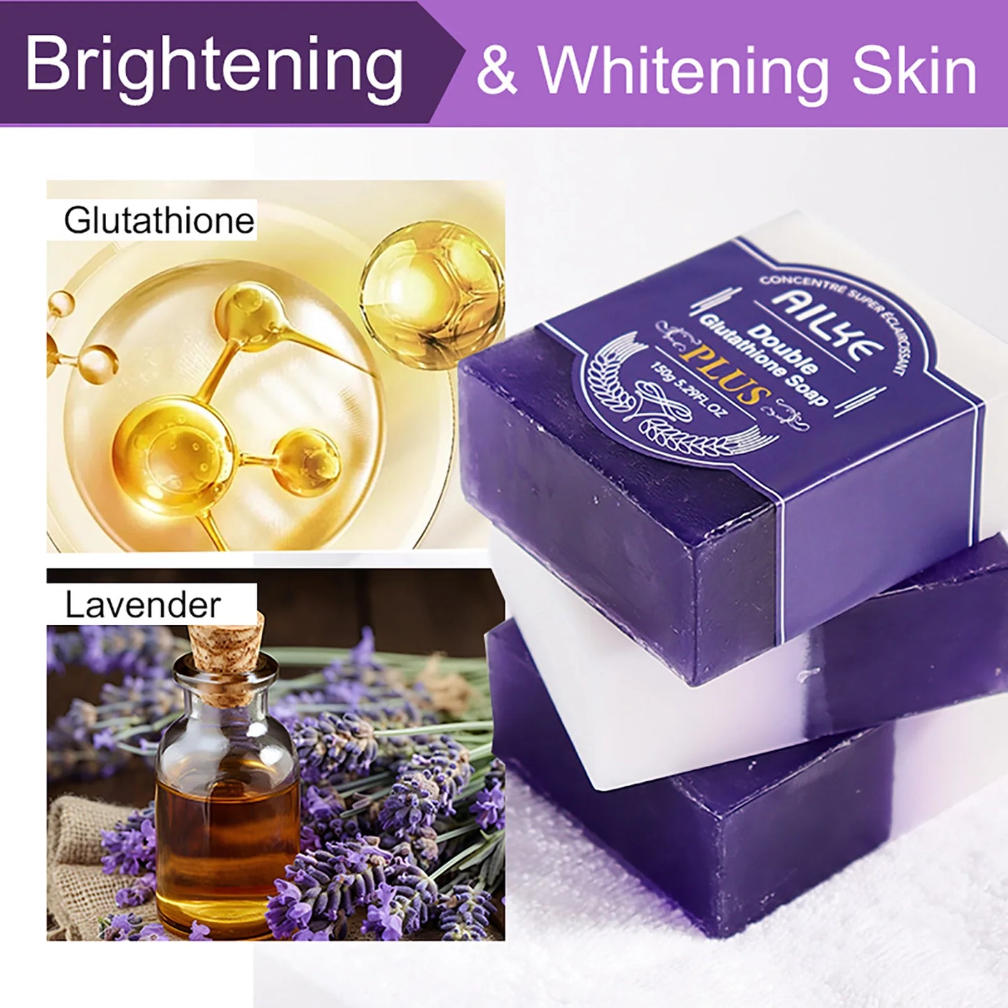 Advanced Lightening Lotion, Glutathione PLUS Skin Care Set