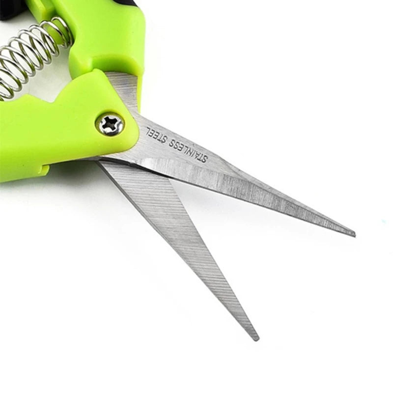Garden Pruning Shears Stainless Steel Plants Fruit Grape Picking Scissors