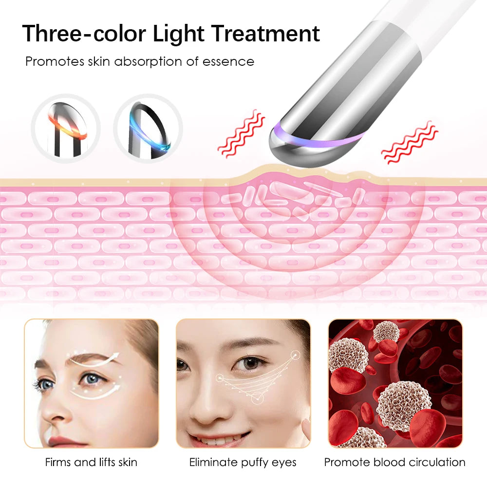 Anti Dark Circle Blue Light Anti Wrinkle Eye Massage Pen