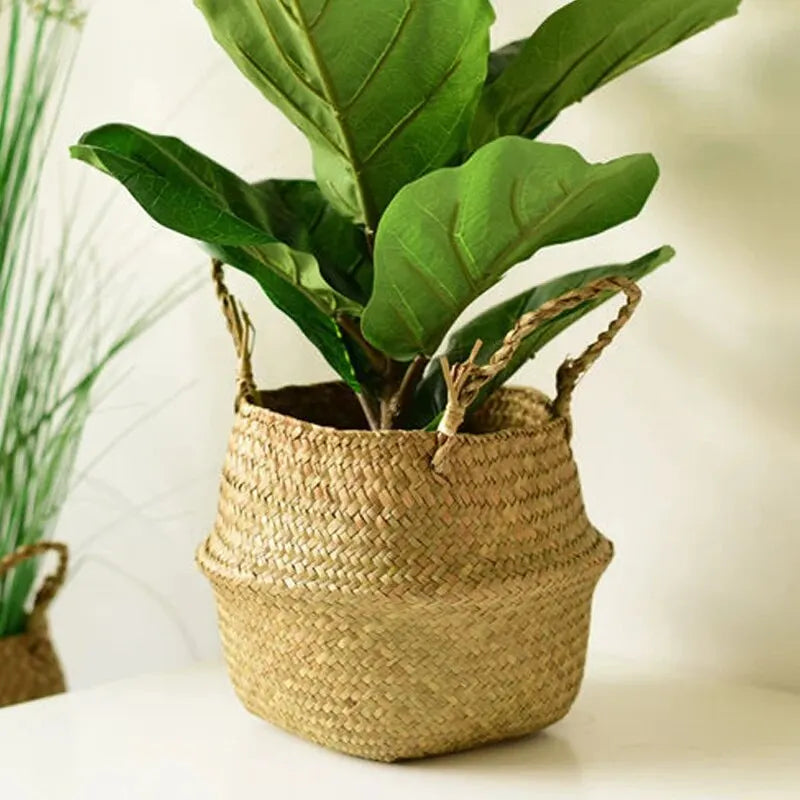 Organizer Folding Rattan Seagrass