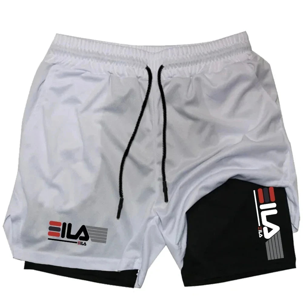 Men's Two-in-One Quick Dry Sports Shorts