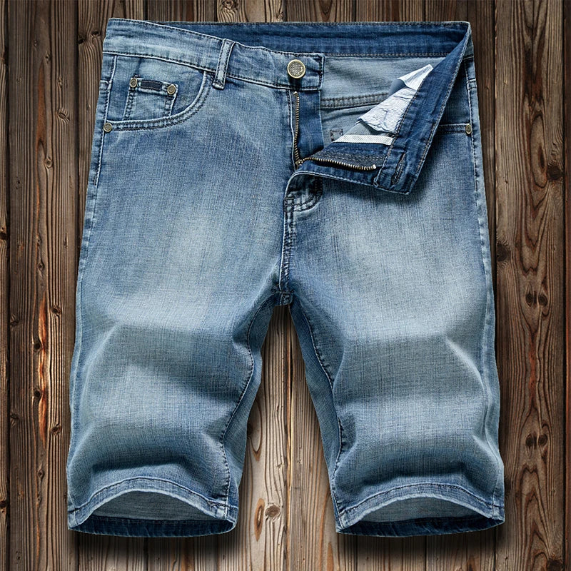 Men's Slim Fit Denim Shorts