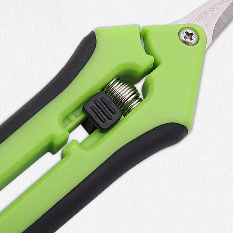 Garden Pruning Shears Stainless Steel Plants Fruit Grape Picking Scissors