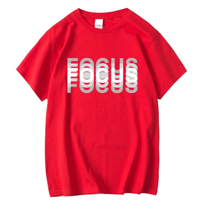 Cotton Oversized Focus Print T-shirt