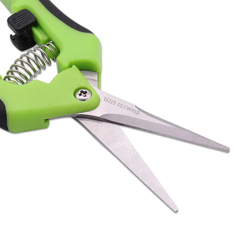 Garden Pruning Shears Stainless Steel Plants Fruit Grape Picking Scissors