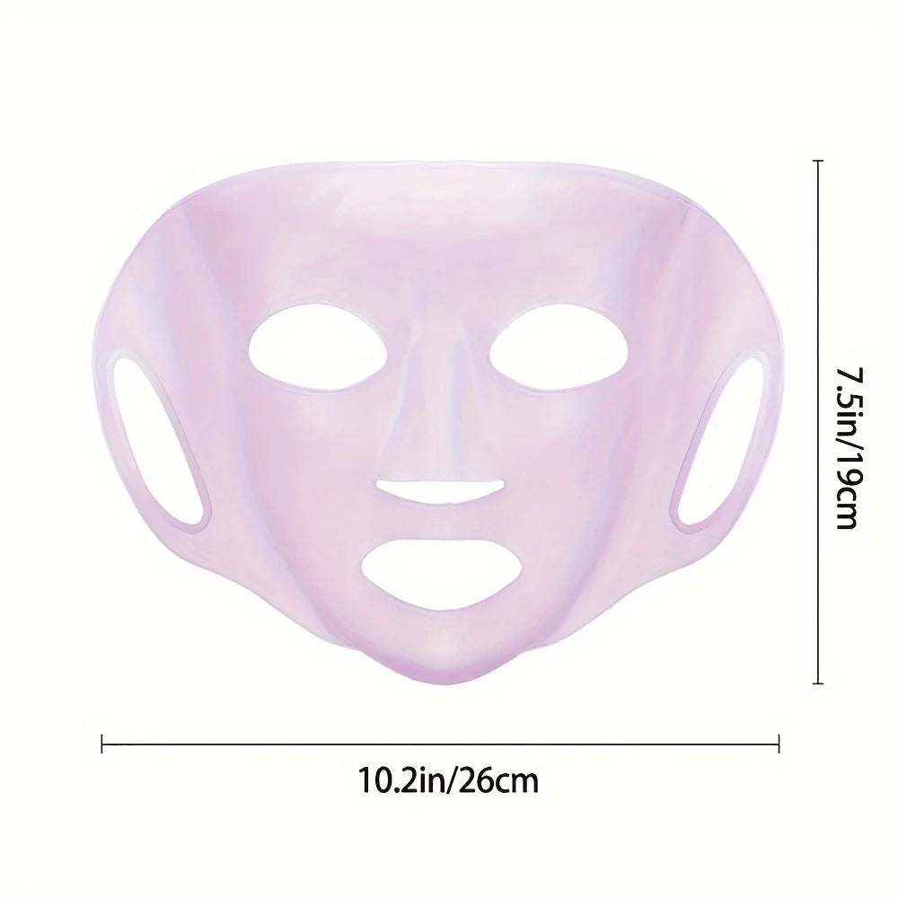 1pcs Silicone Facial Mask Moisturizing Mask Cover
