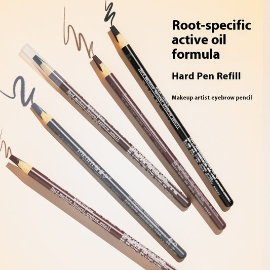 Hard Core Wild Eyebrow Pencil Waterproof And Sweatproof Distinct Look