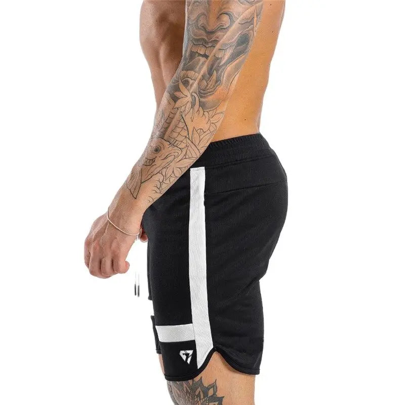 Men's Black Training and Running Shorts