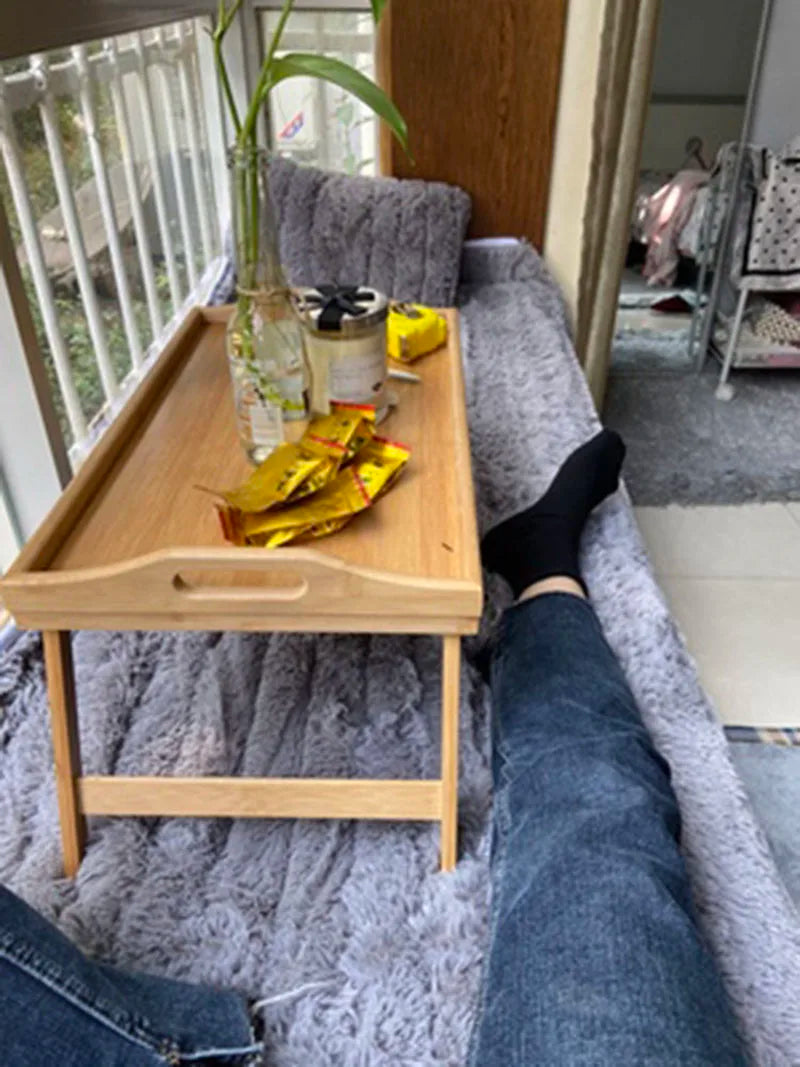 Computer Desk Window Tatami Table Foldable Laptop Stand