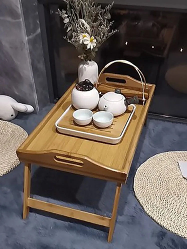 Computer Desk Window Tatami Table Foldable Laptop Stand