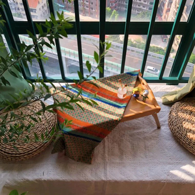 Computer Desk Window Tatami Table Foldable Laptop Stand