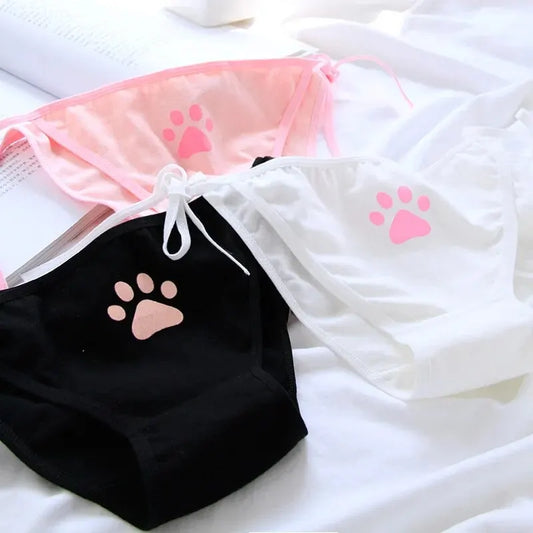 Cotton Lace Claw Design Women's Panties