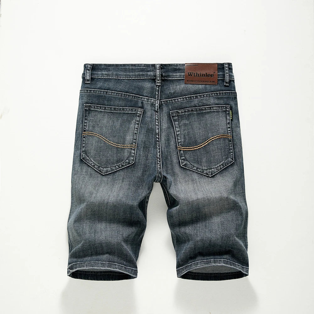 Men's Slim Fit Denim Shorts