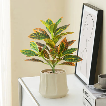 24-41cm Artificial Tree Tropical Banyan Tree Small Plants
