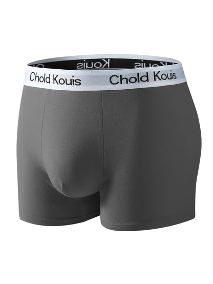 4Pcs Soft Breathable Boxer Underwear for Men