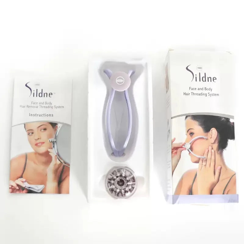 Portable purple facial hair loss agent, facial thread