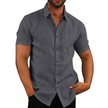 Cotton Linen Turn-Down Collar Beach Shirt







4o