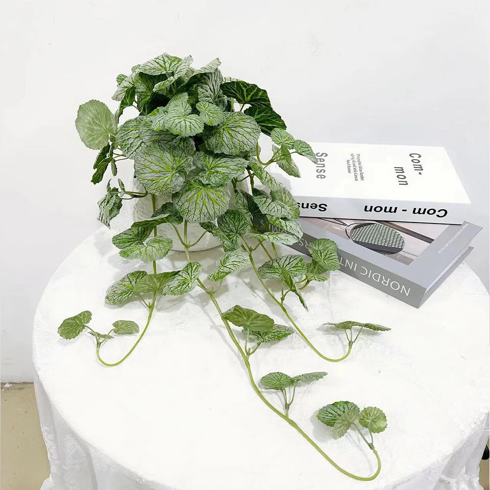 40-70cm Fake Hanging Plants Artificial Begonia Plant