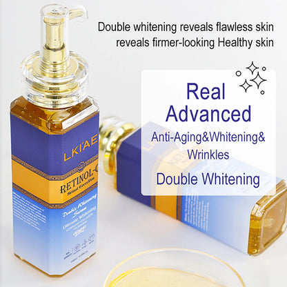 24K Gold Foil Liquid Lightening Moisturizing Skin Body Serum
