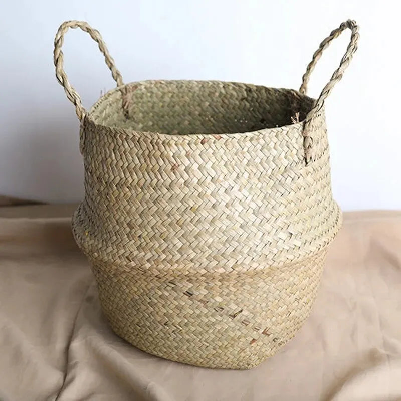 Organizer Folding Rattan Seagrass