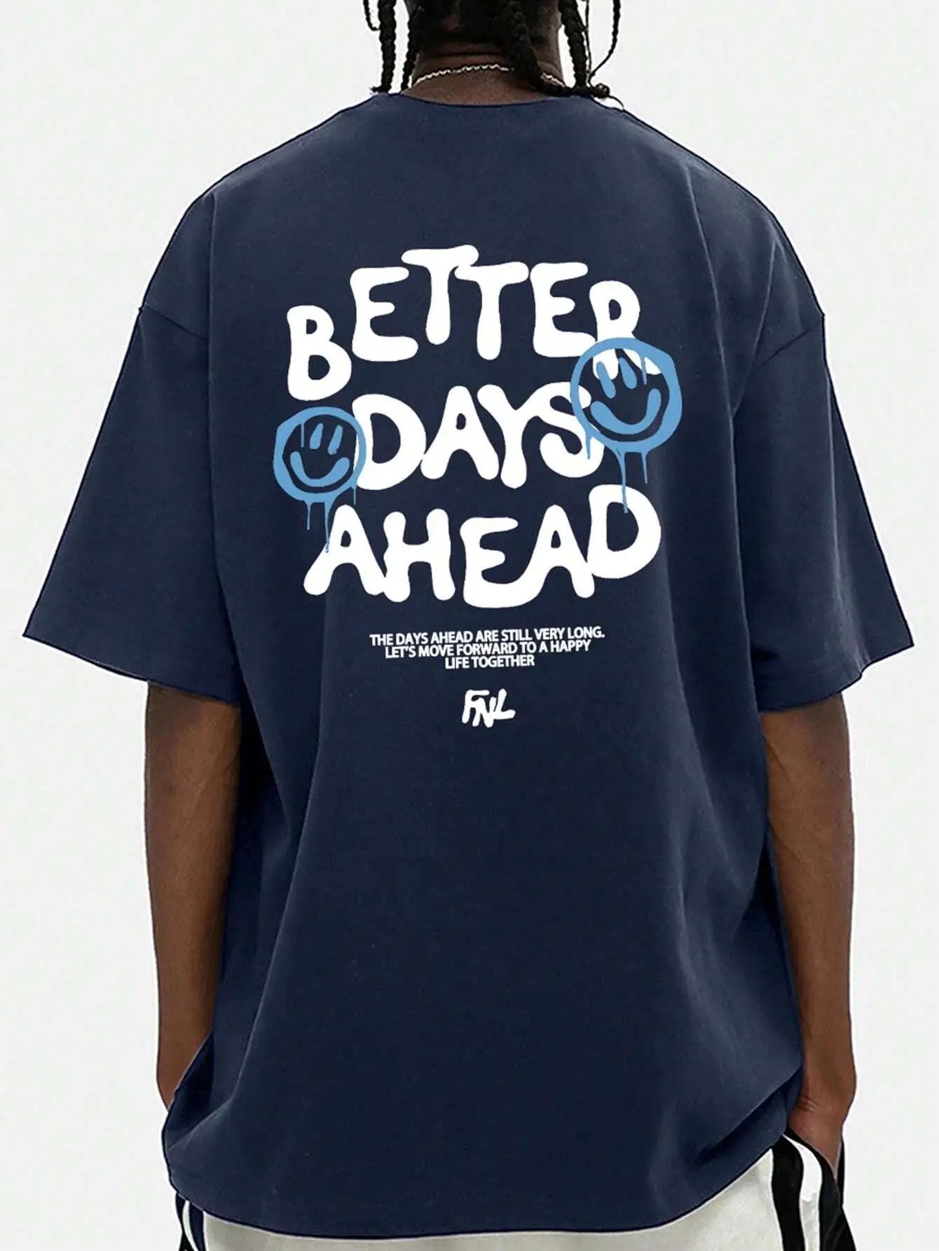 Better Days Ahead Graphic Oversized T-shirt