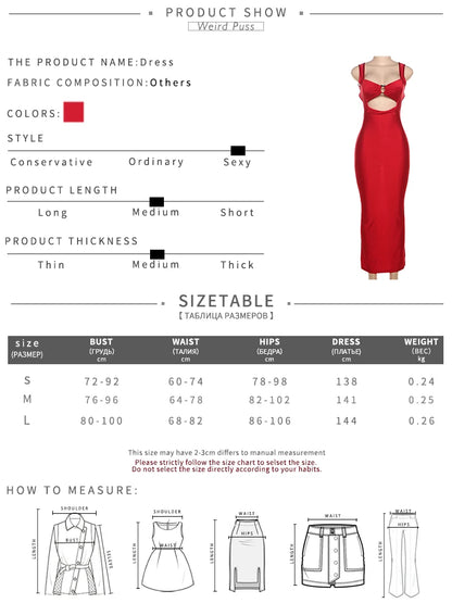Sleeveless Low-Neck Weird Puss Sexy Backless Party Dress