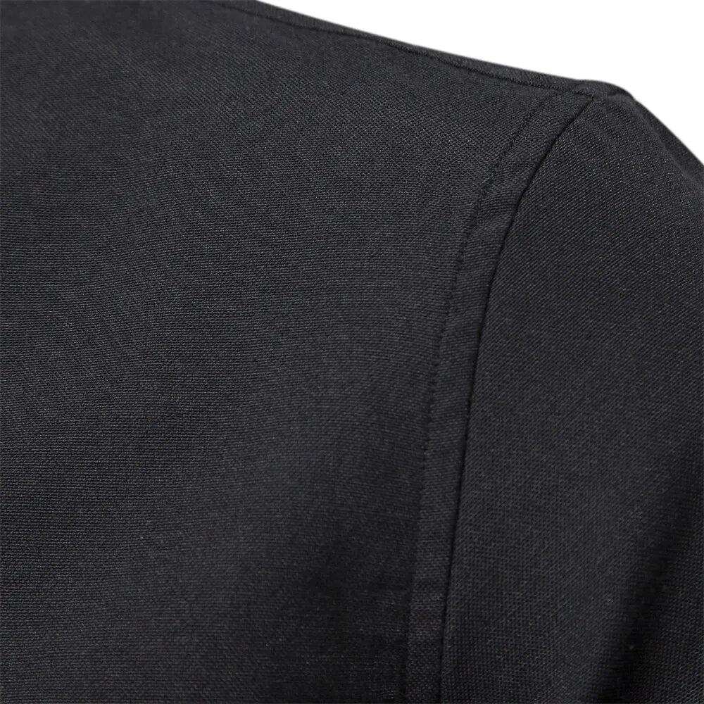 Spring Cotton Blend Oxford Button-Down Shirt