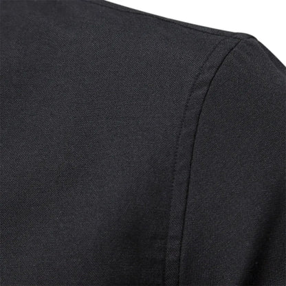 Spring Cotton Blend Oxford Button-Down Shirt
