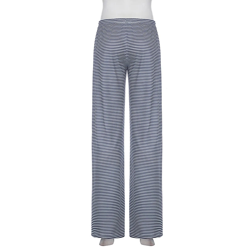 Women's Casual Striped Knit Pants