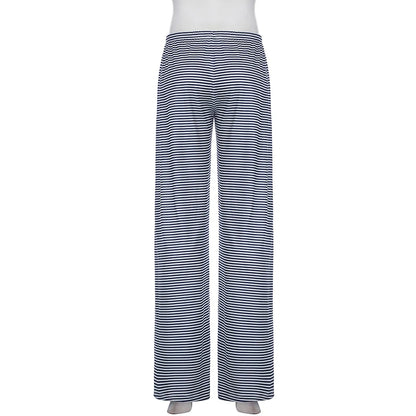 Women's Casual Striped Knit Pants