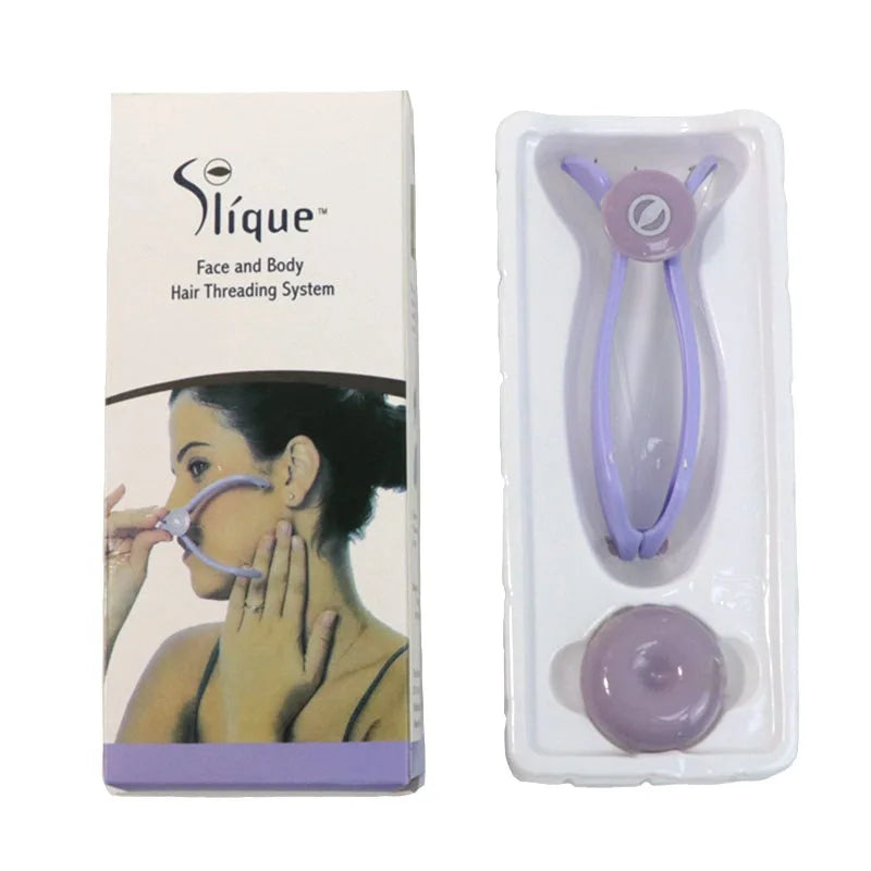 Portable purple facial hair loss agent, facial thread
