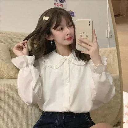 Fashion Elegant Female Long Sleeve Blouse