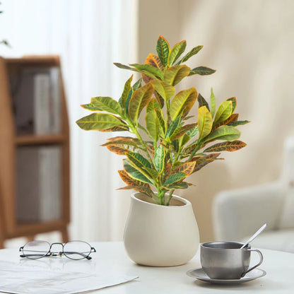 24-41cm Artificial Tree Tropical Banyan Tree Small Plants