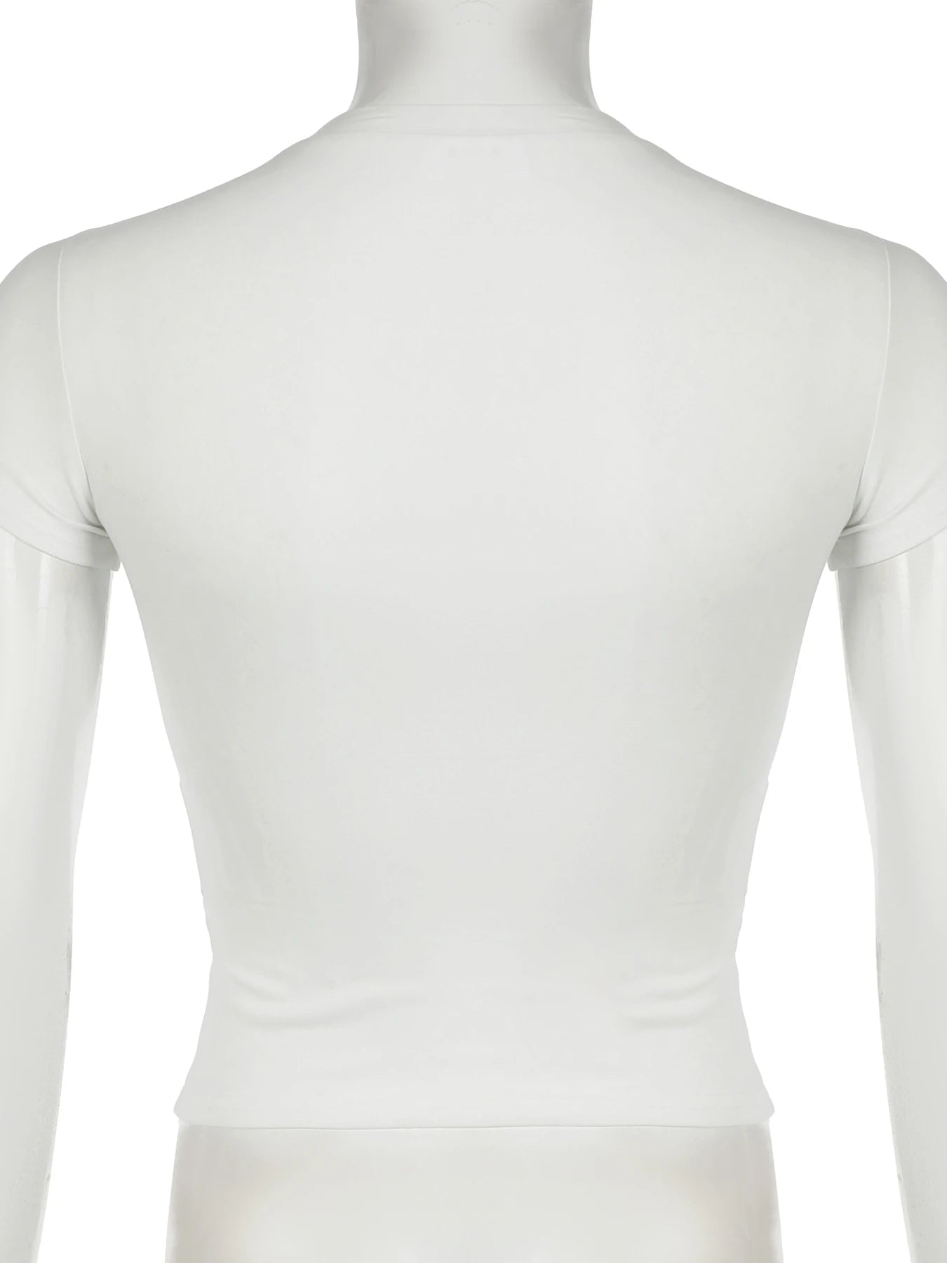 Dark Printed Cropped O-Neck T-Shirt
