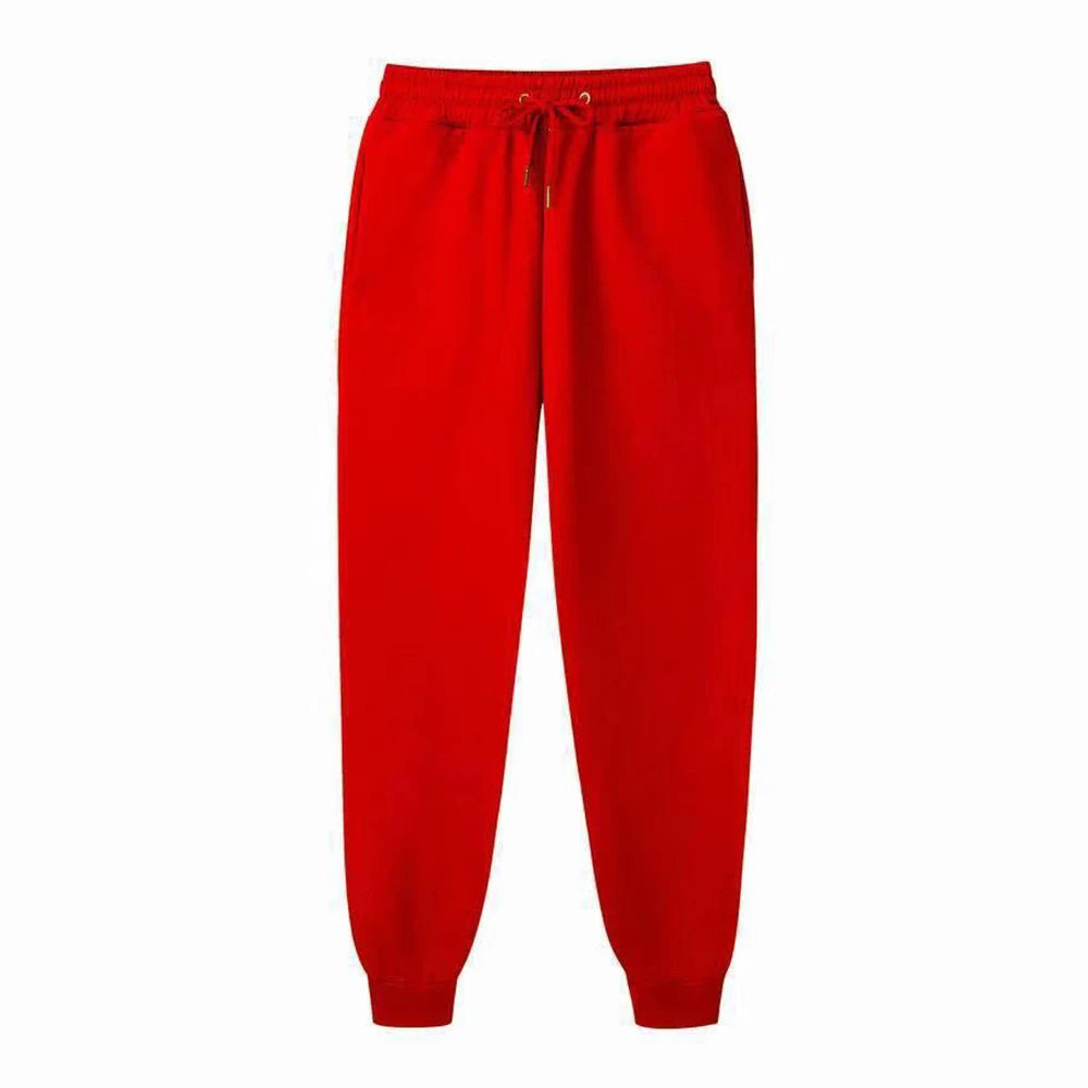 Fleece Drawstring Casual Sweatpants