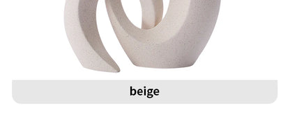 Creative White Simple European Ceramic Vase Set