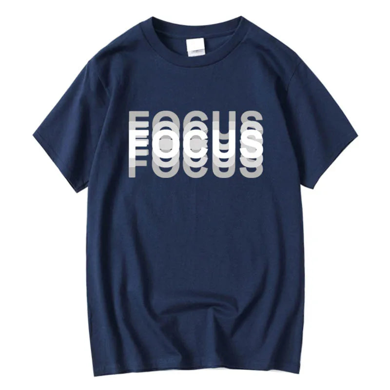 Cotton Oversized Focus Print T-shirt