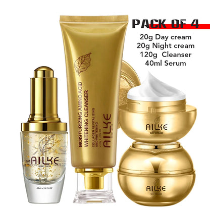 moisturizing whitening sleeping facial skin care set