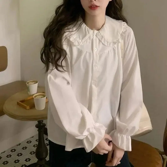 Fashion Elegant Female Long Sleeve Blouse