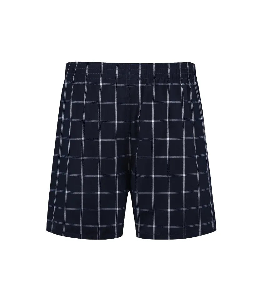 6Pcs Woven Boxer Shorts with Elastic Waistband