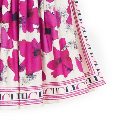 Women's Long sleeved Flower Print Party Dress